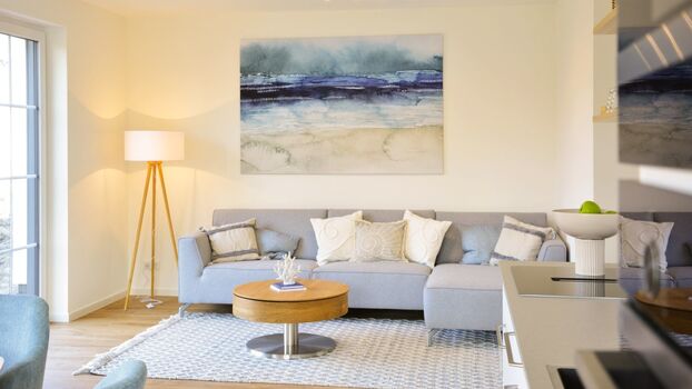 Ferienwohnung Kegelrobbe mit 2 SZ, 2 Bäder, Sauna, Garten