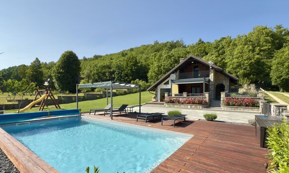Ferienhaus Liko Diko mit Pool, Spa, Natur, Ruhe