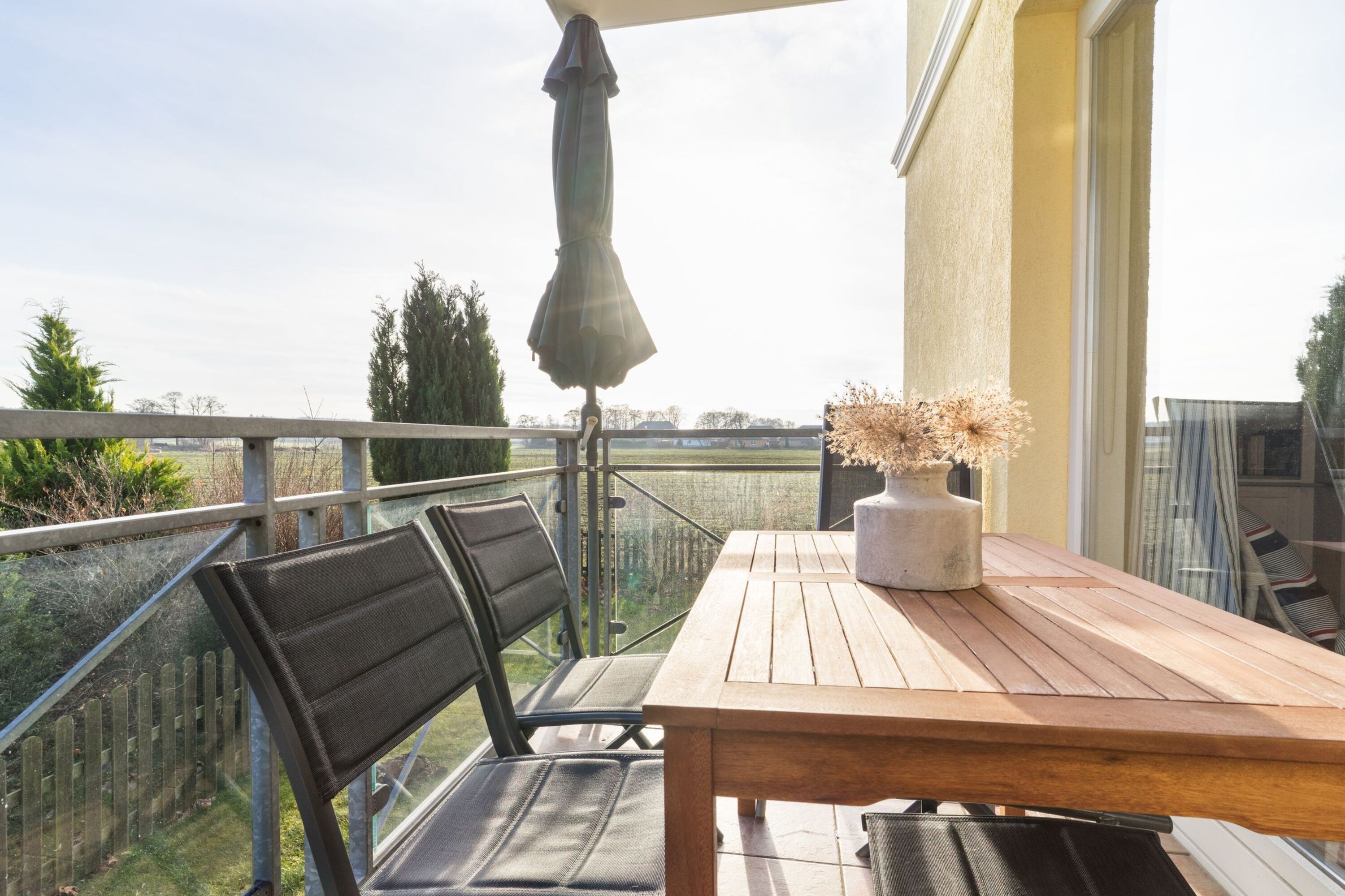 Balkon mit Elektrogrill
