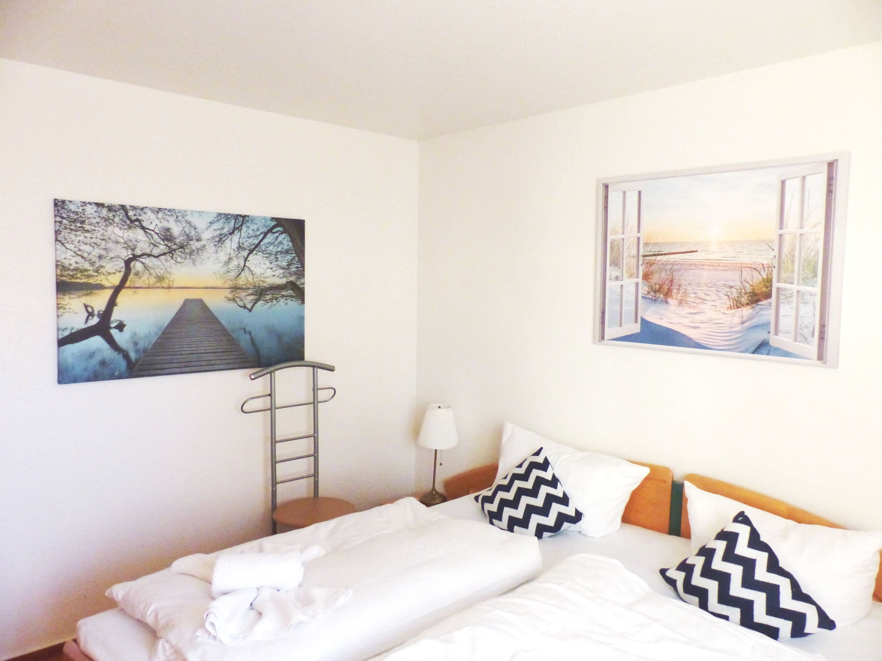 Schlafzimmer mit Doppelbett