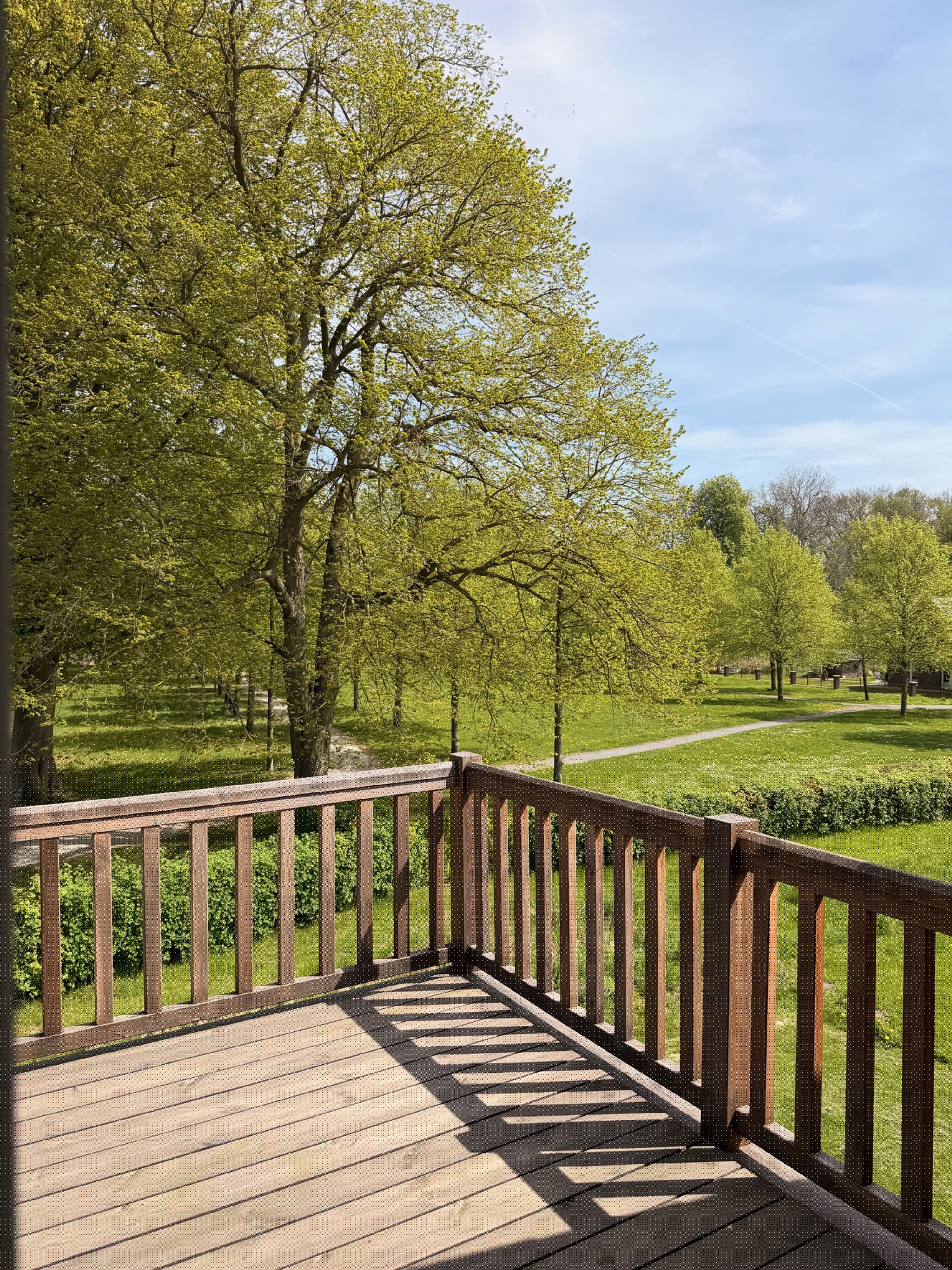 Blick vom Balkon