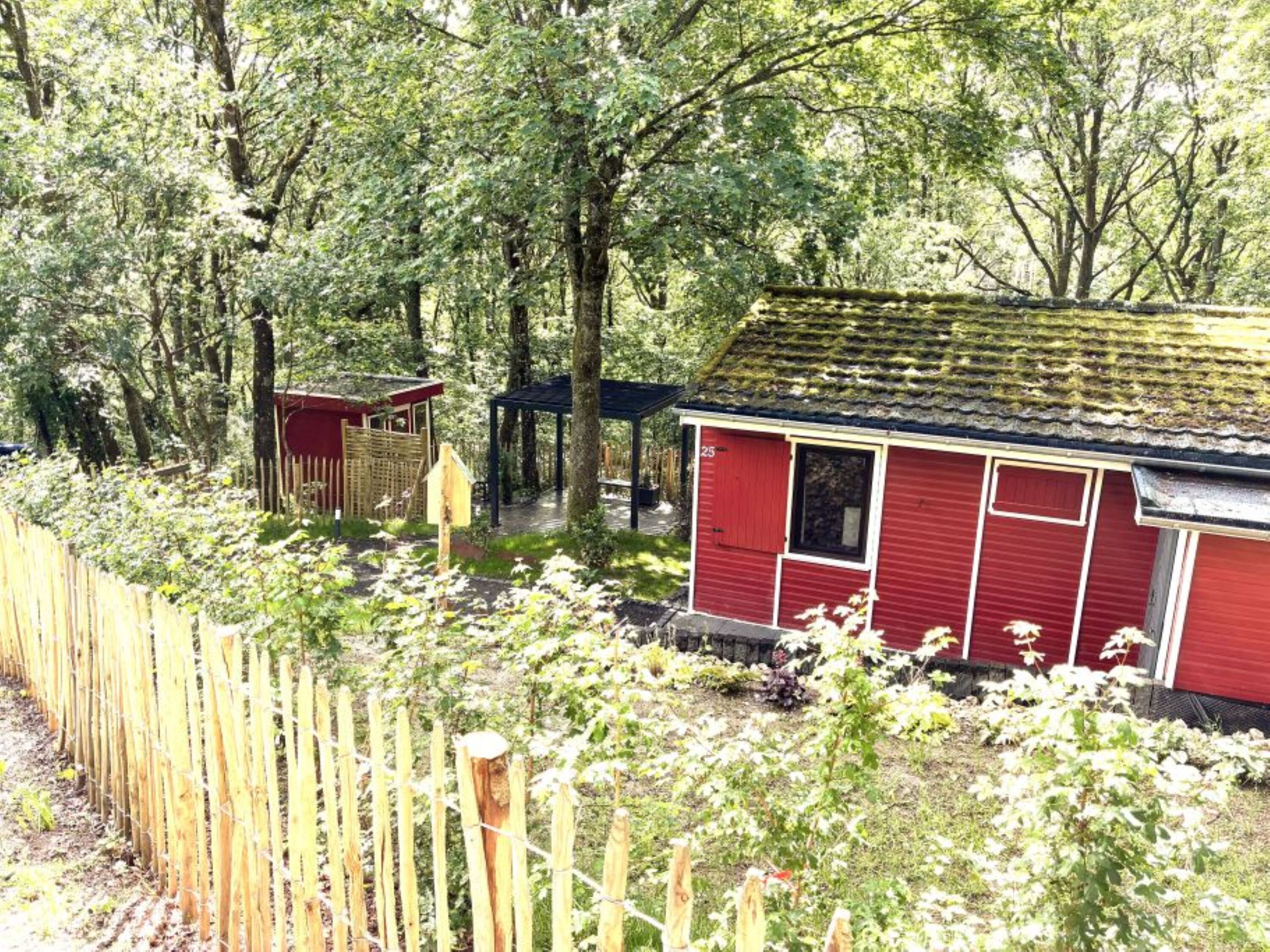 Blick auf die Vorderseite des Hauses