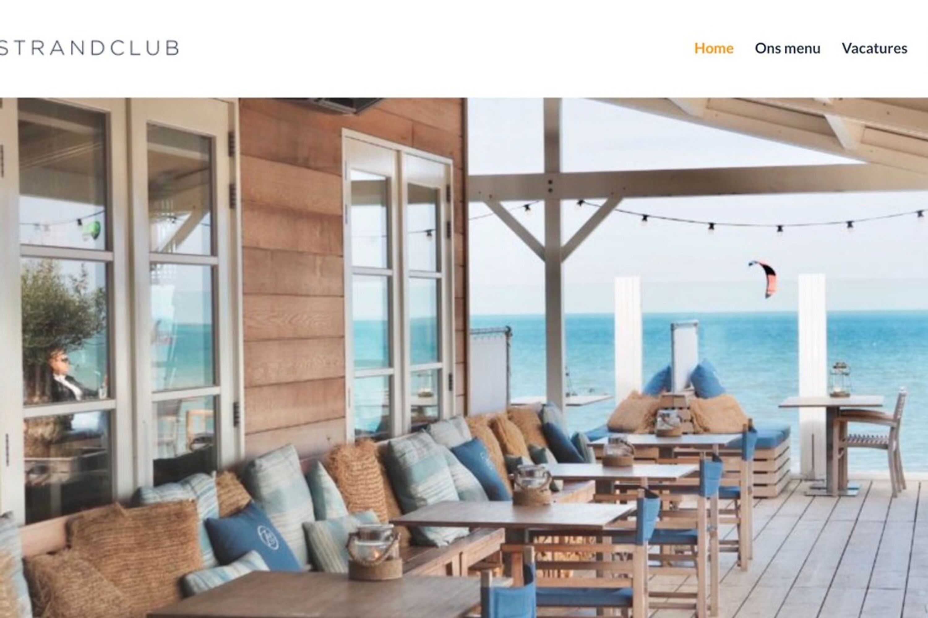 Strandpavillon an der Nordsee – Essen mit Meerblick