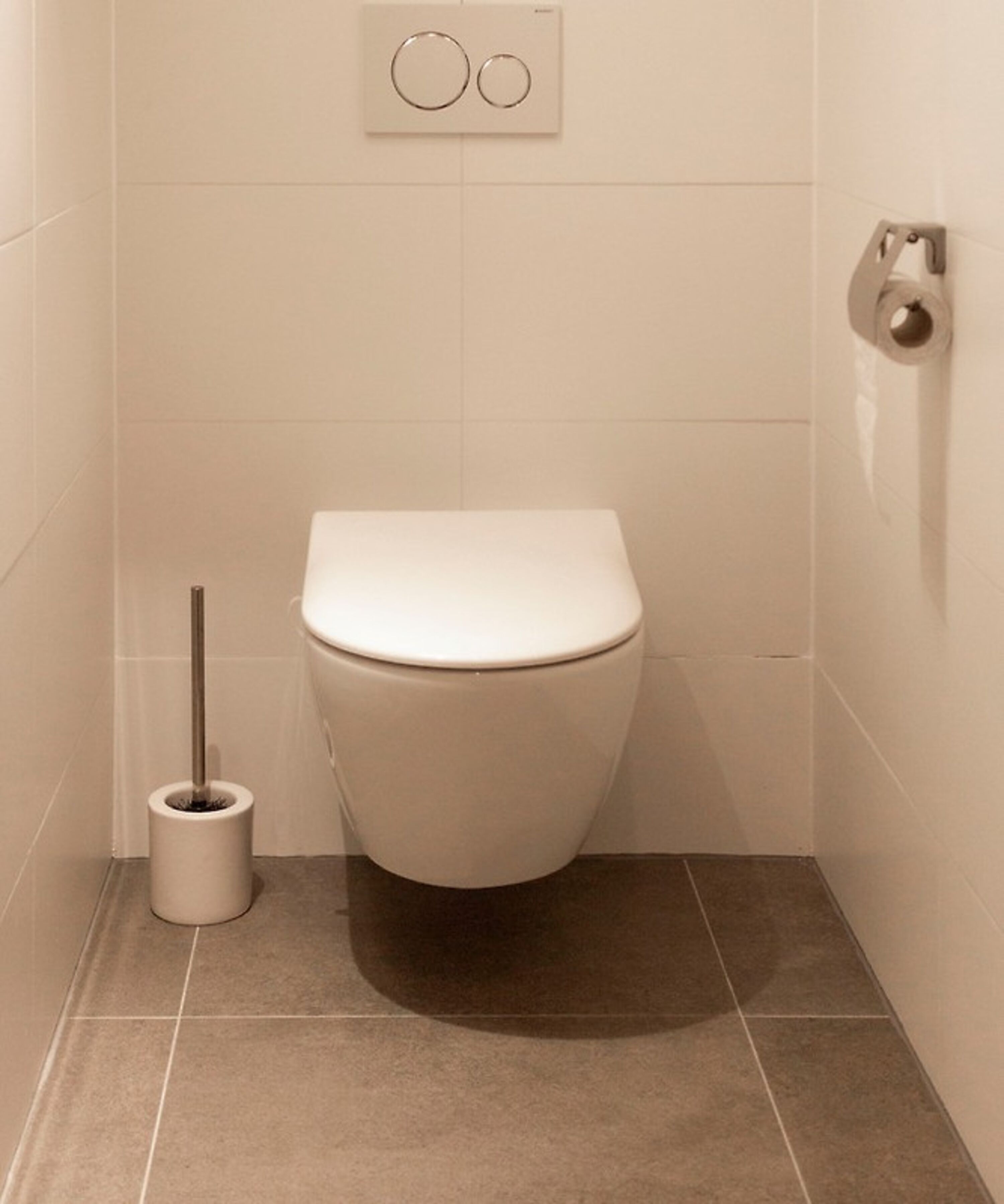 Separate Toilette im Erdgeschoss