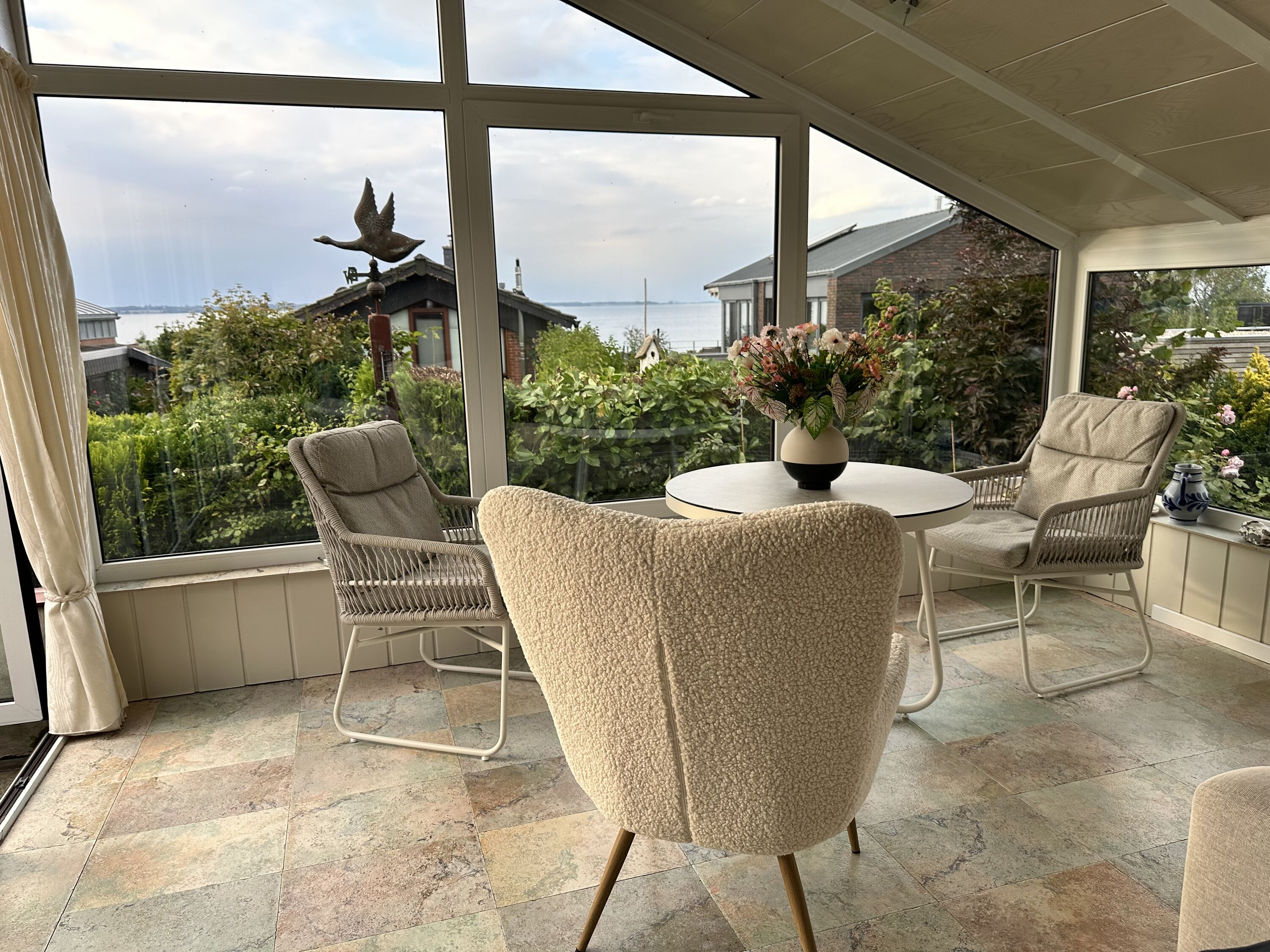 Wintergarten mit Ostseeblick
