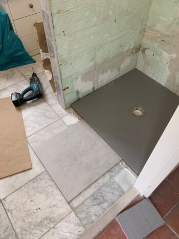 Neue Dusche und mehr