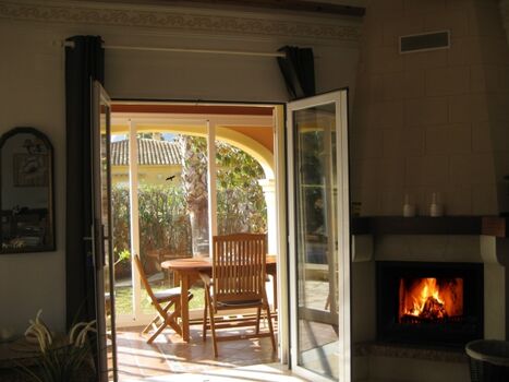 Blick in den Wintergarten