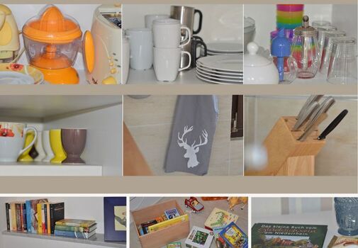 Die Küche ist komplett ausgestattet