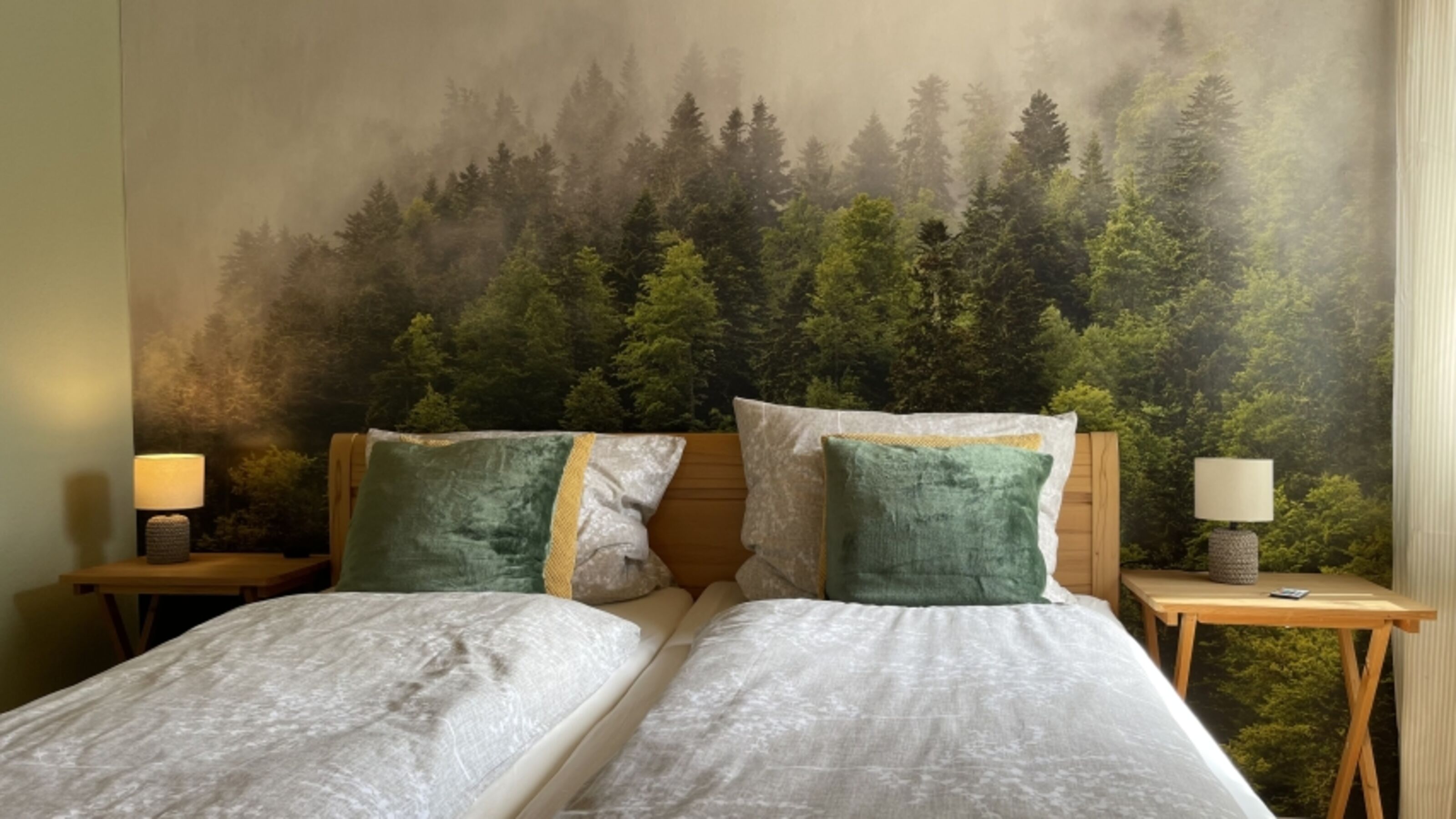 Süße Träume im ruhigen Dorf Escheln. Das 1. Schlafzimmer