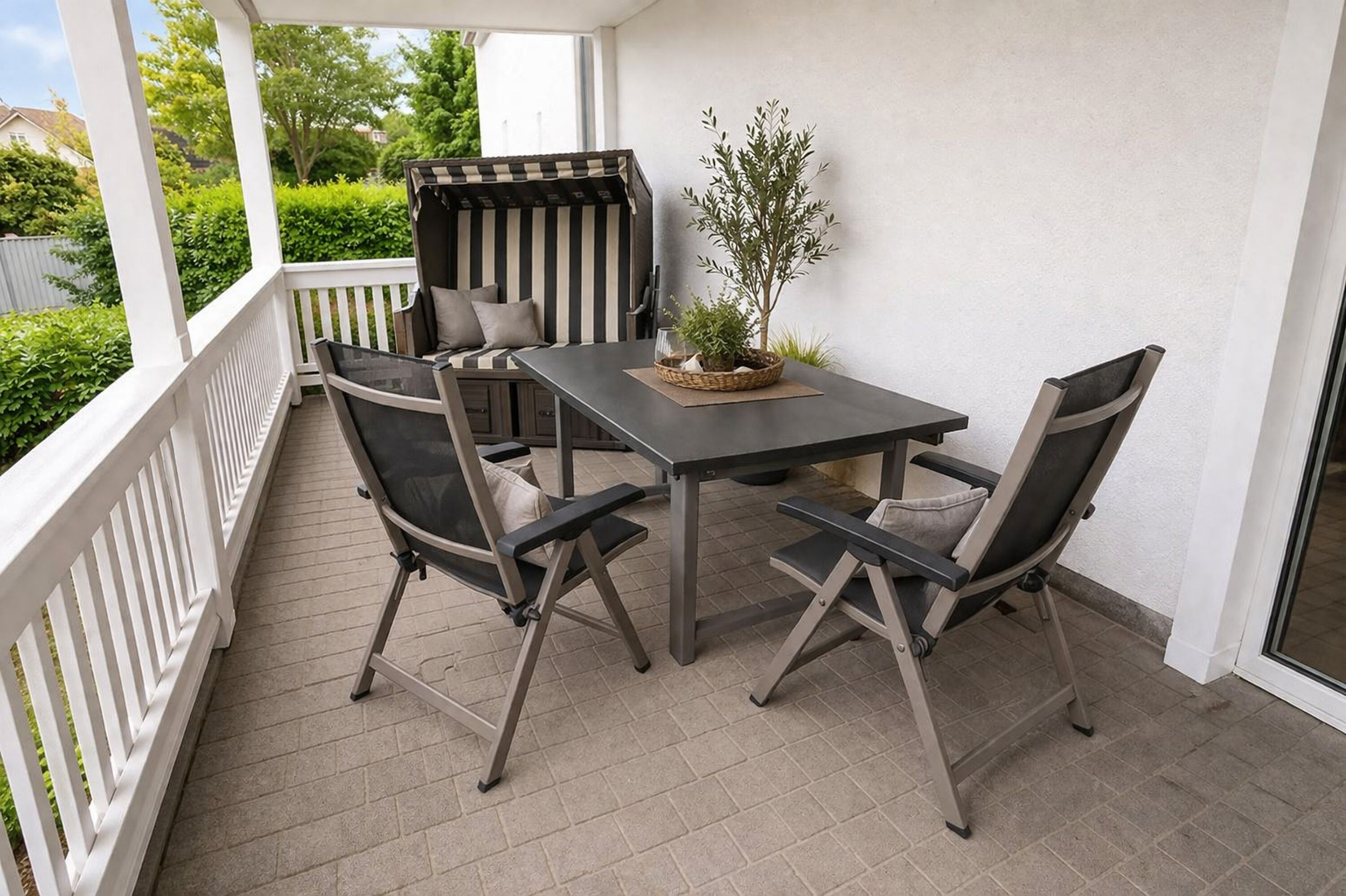 Überdachte Terrasse