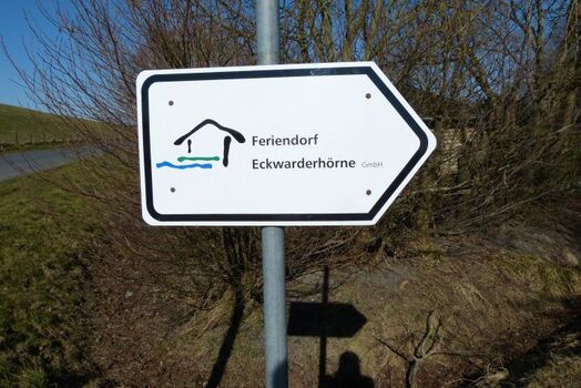 Die Zufahrt zum Feriendorf