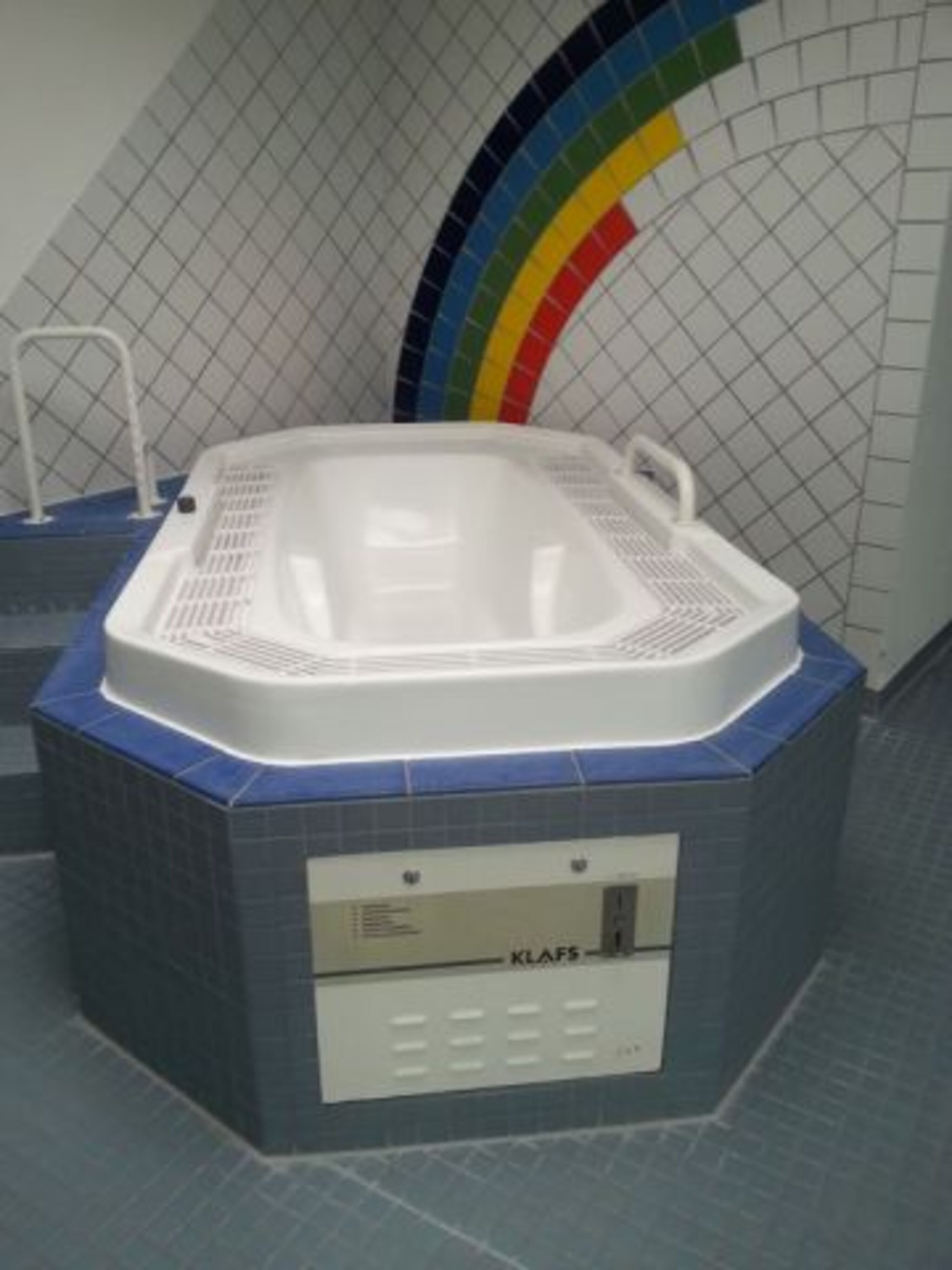 Whirlpool im privaten Hallenbad 