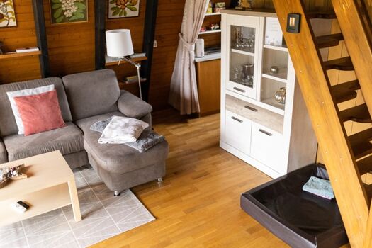 Blick ins Wohnzimmer