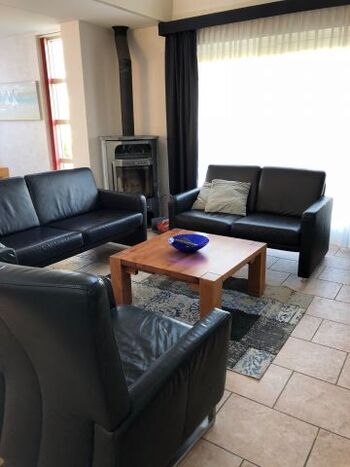 Ein Kamin sorgt für gemütliche Abende