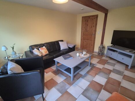 Wohnzimmer mit Smart TV