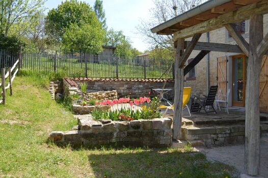 Terrasse im Frühling 