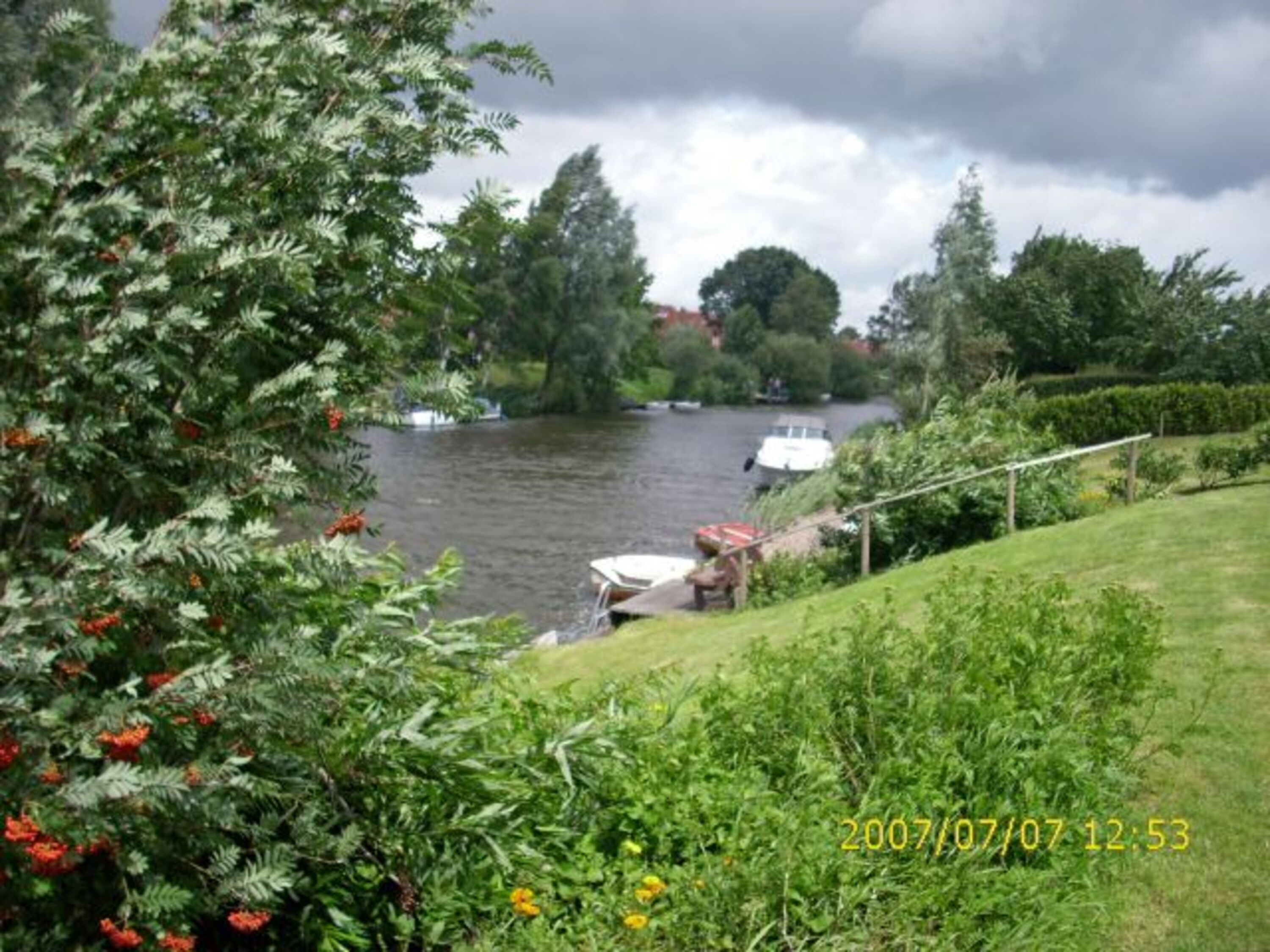Blick vom Steg