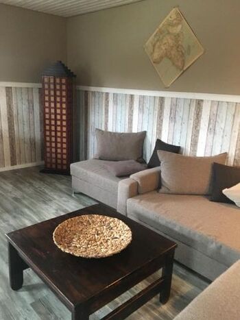 Schnell Dekoschale für Südfrüchtchen geflochten