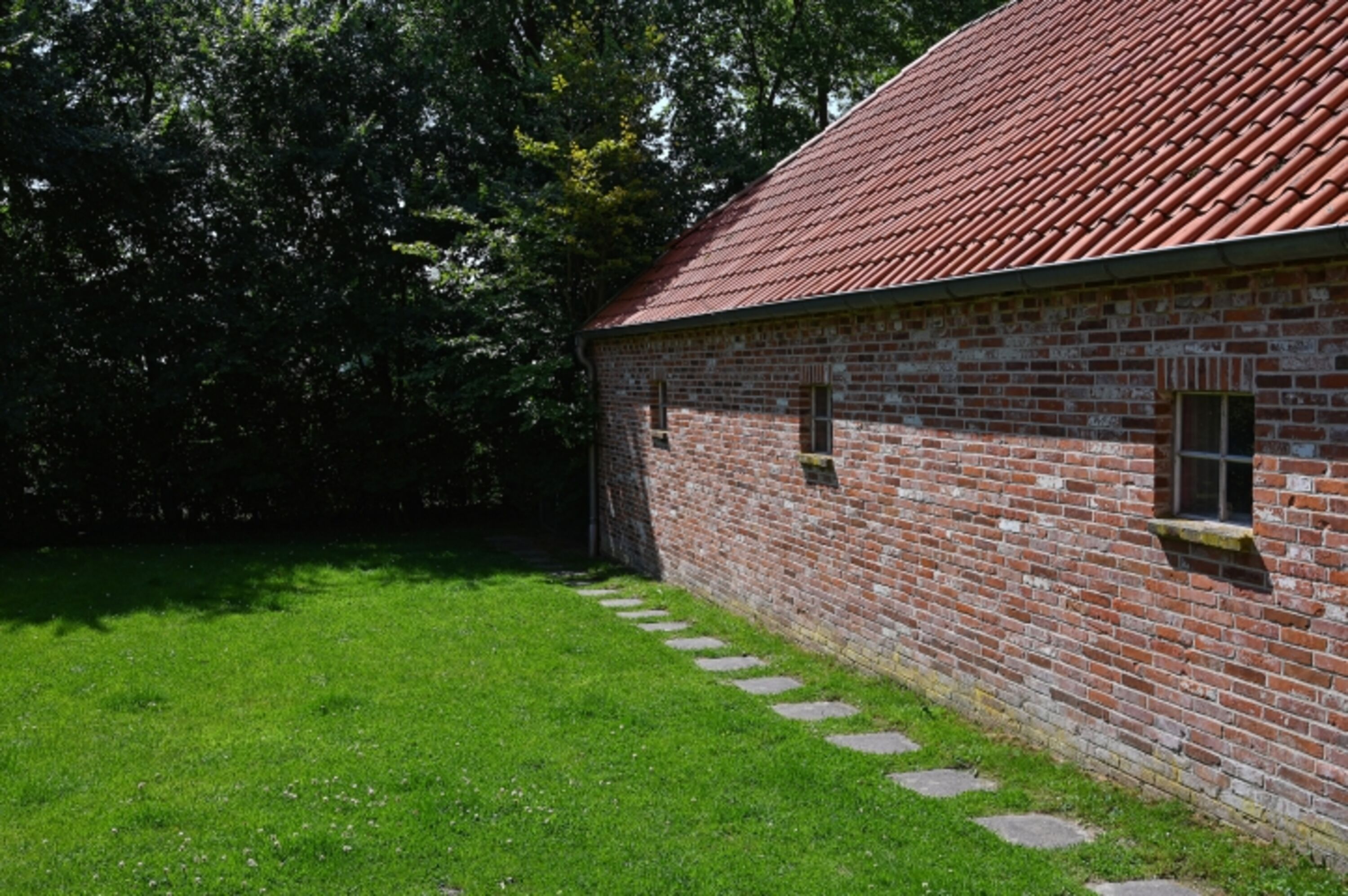 Eingezäunter Garten