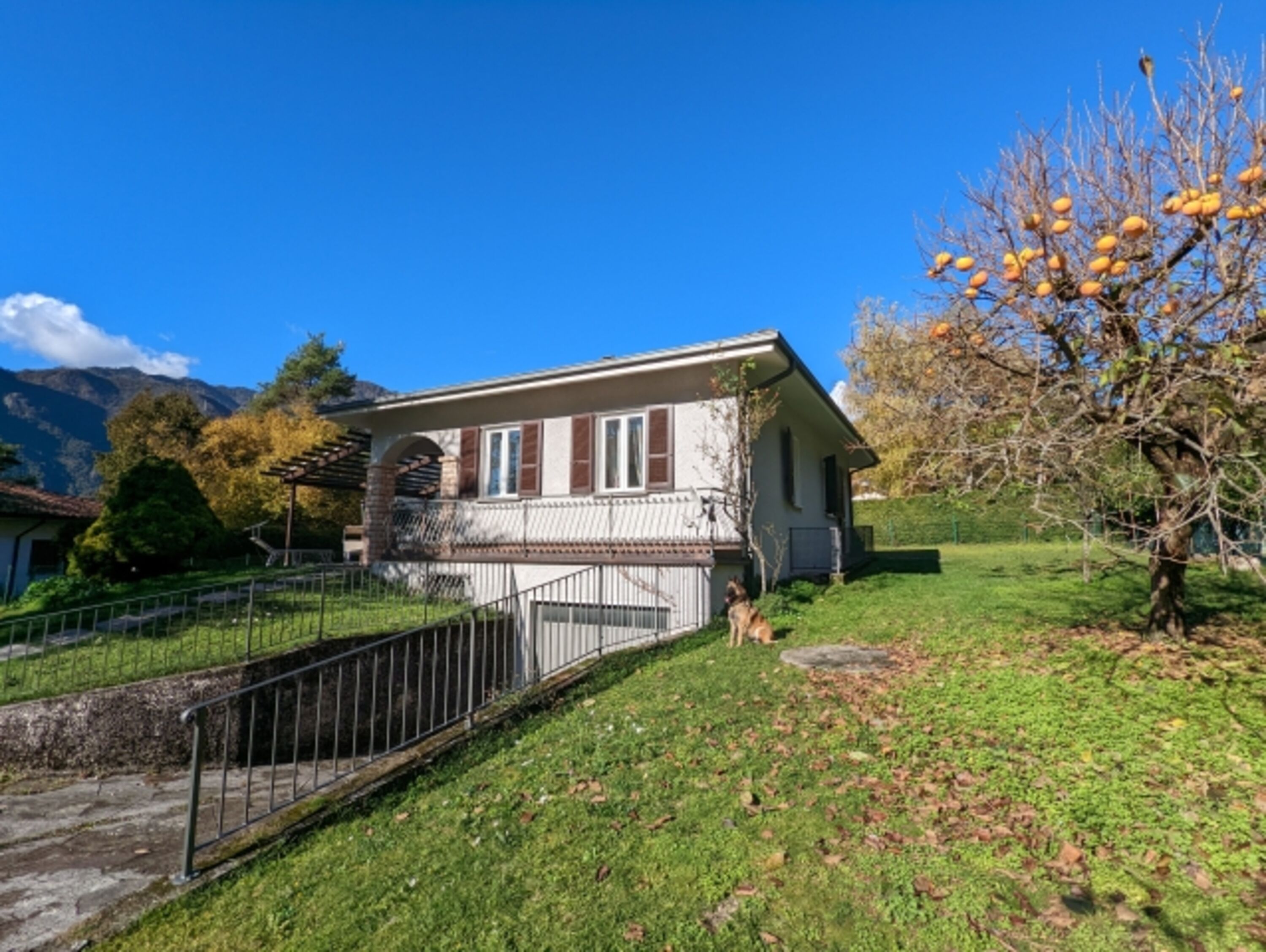 Ferienhaus mit eingezäunten Garten 