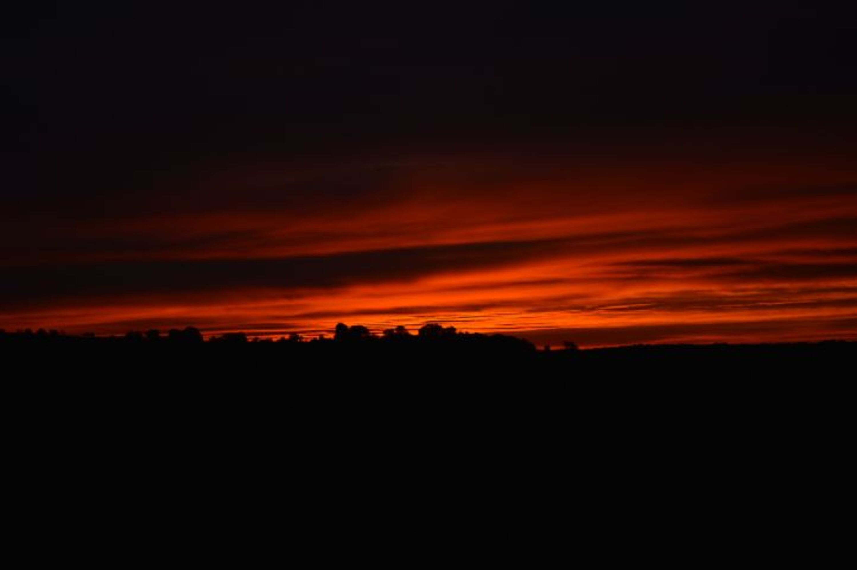 Sonnenuntergang in Tignécourt