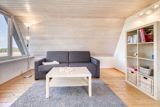 Schlafcouch im Wohnzimmer