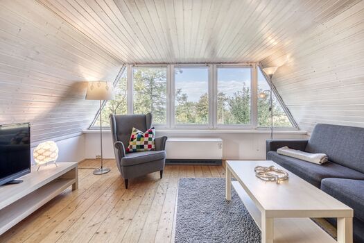 Wohnzimmer mit Panoramablick