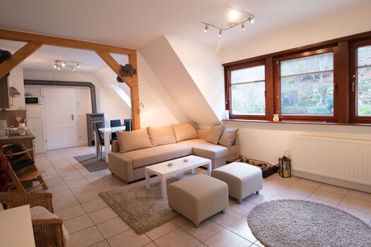 Blick ins Wohnzimmer