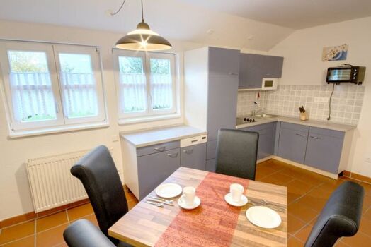 Der Blick zur Küche.