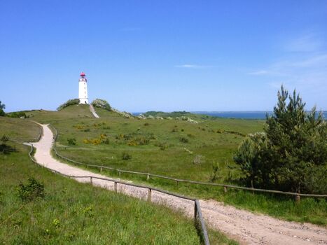 Der Leuchtturm von Hiddensee.