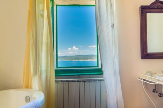 Villa Milka - Blick aus dem Schlafzimmer 1.