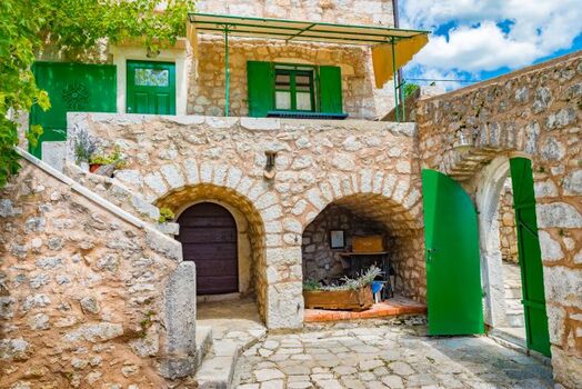 Villa Milka - Innenhof 