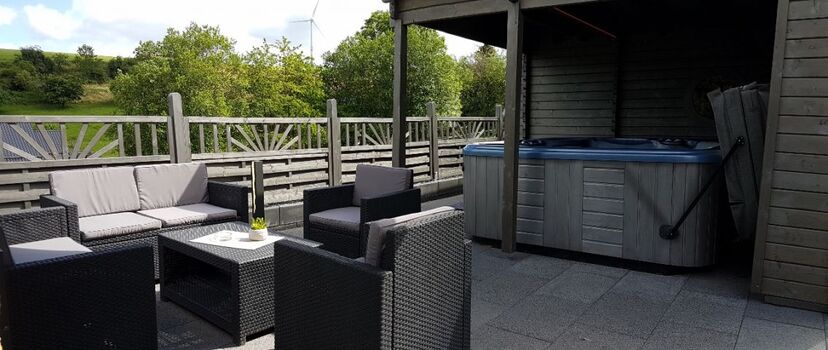 Sitzmöglichkeit auf dem eigenen Grundstück 