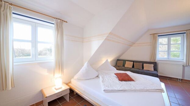 Das große Schlafzimmer unserer Arkonaschwalbe.