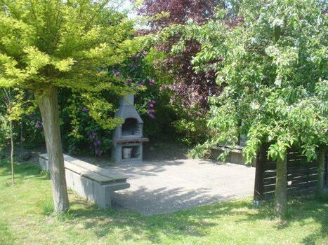 Grillplatz im Garten