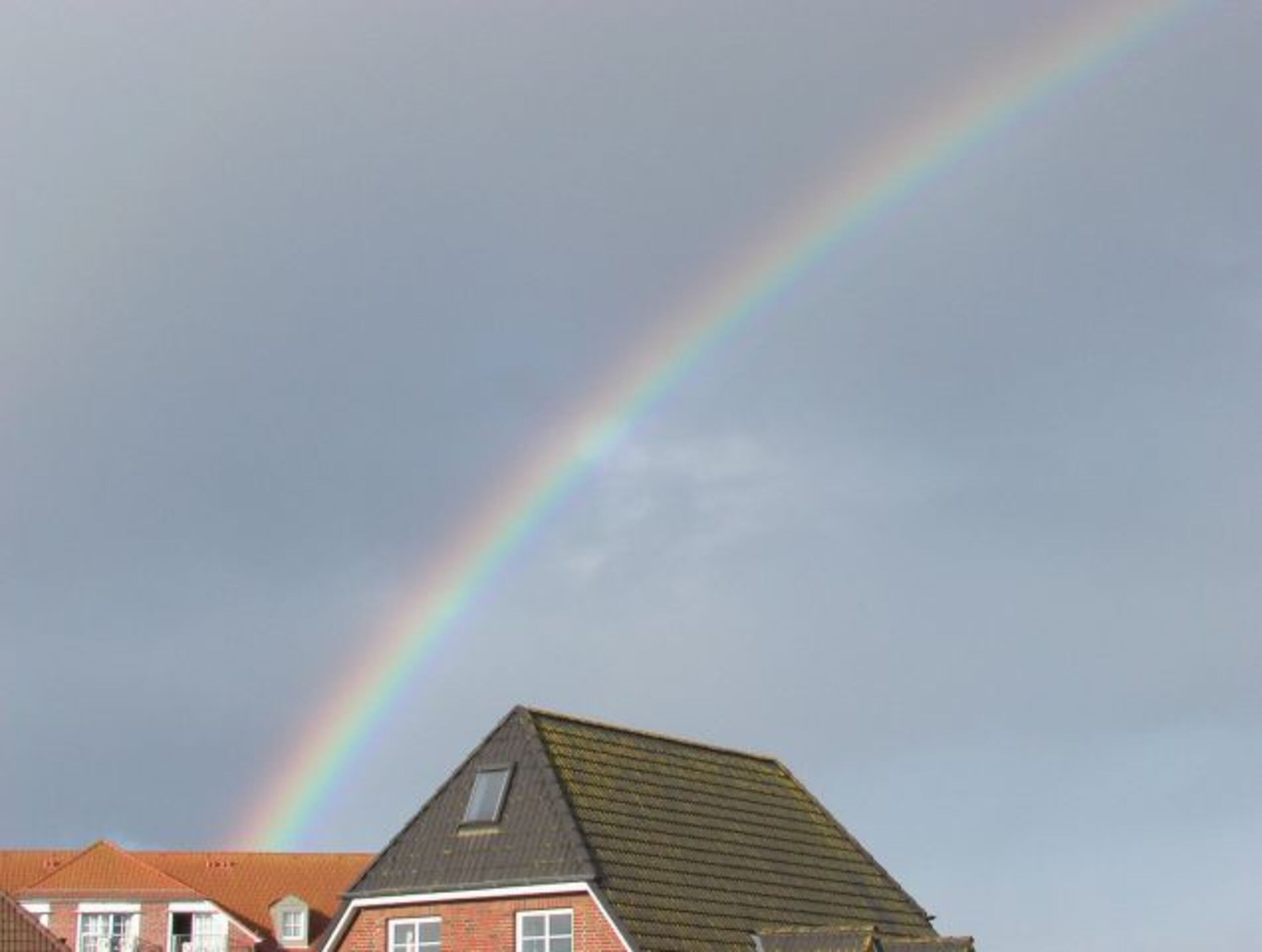 Über den Dächern von Friedrichskoog