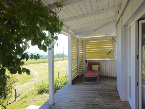 Amerikanische Terrasse mit Dach komplett umlaufend