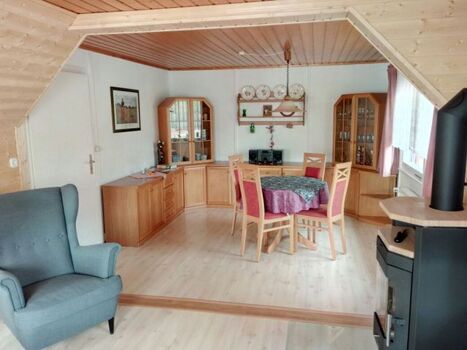 Essbereich im Wohnzimmer