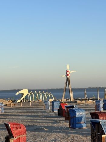 Wasserspielplatz Neßmersiel Strand 