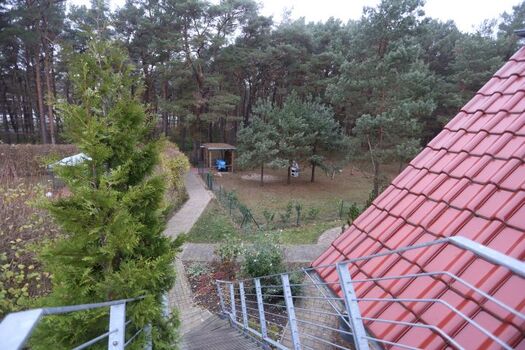 der Blick zum Garten