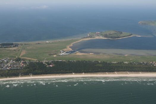 Blick auf die Dünenvilla