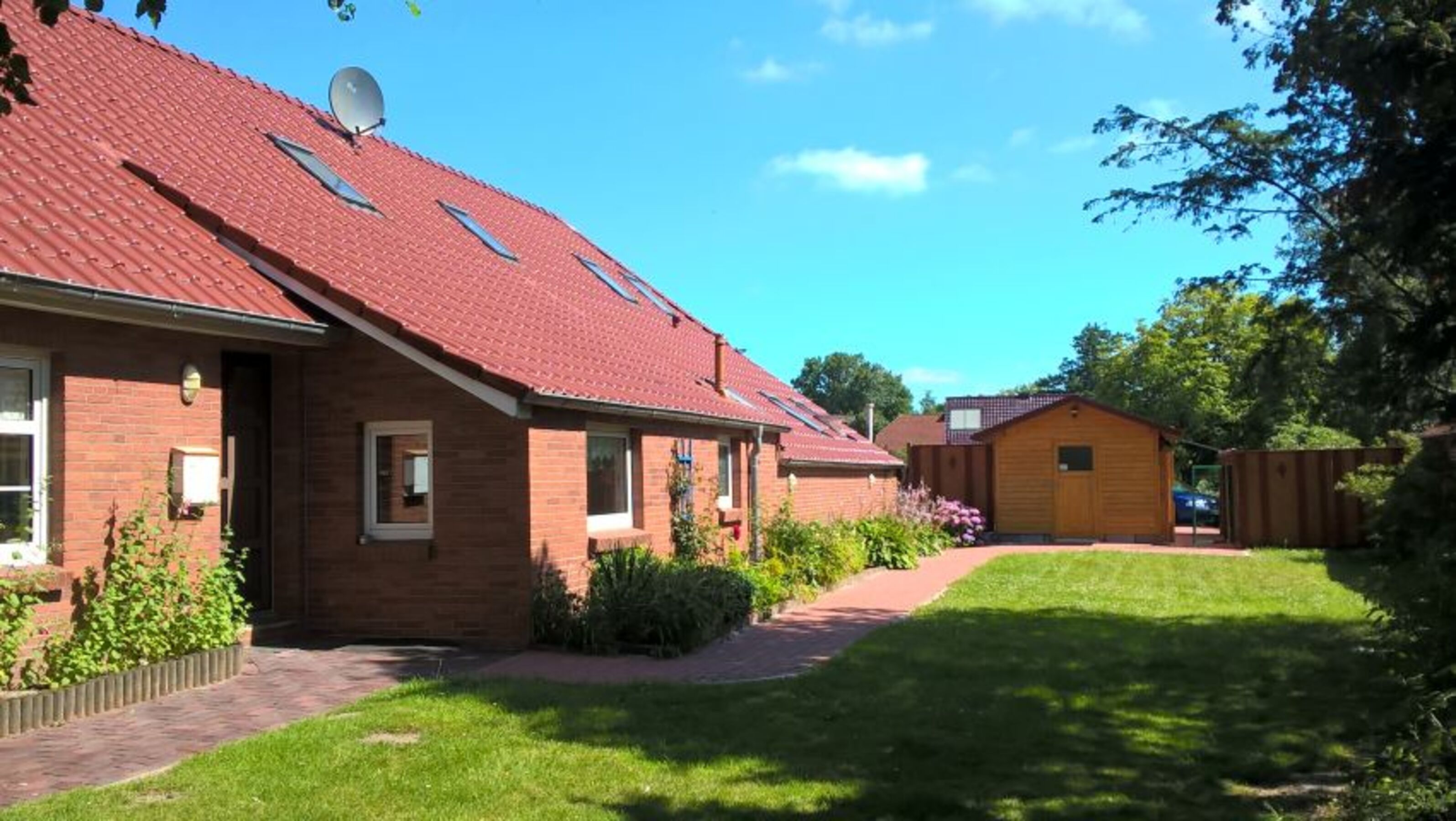 Fest eingezäuntes Grundstück 