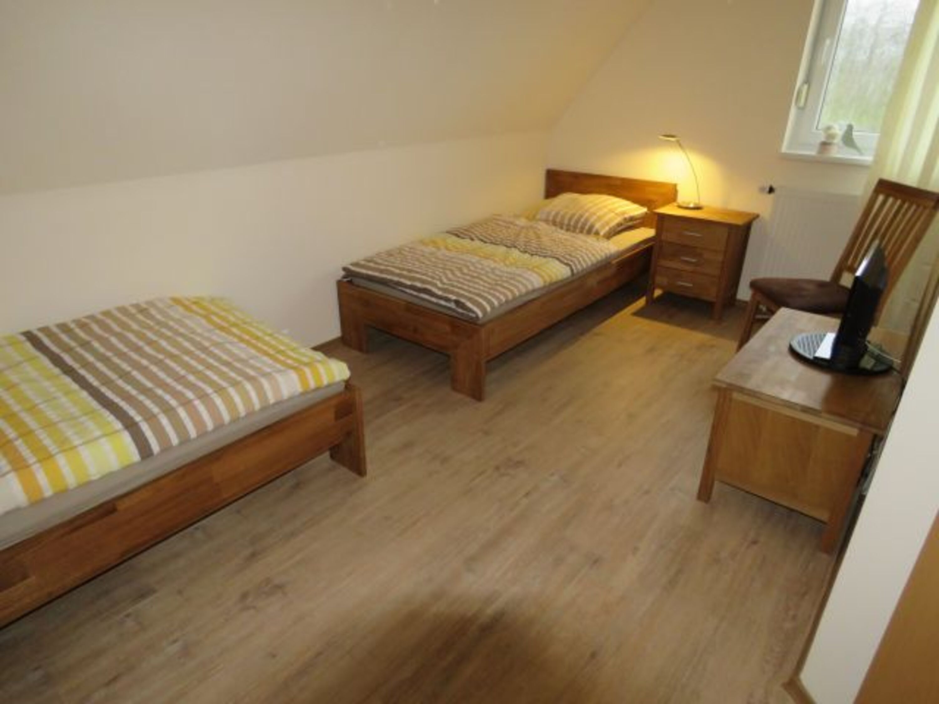 Schlafraum 2 Betten