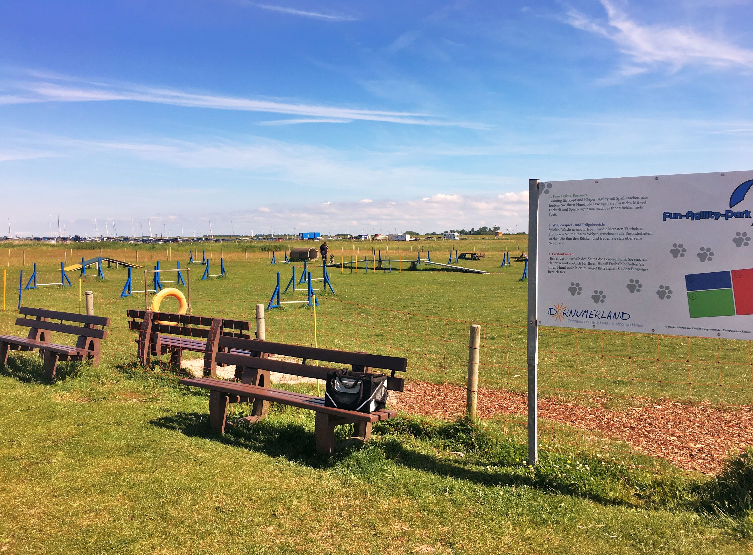 Hunde-Agillity-Park in Neßmersiel