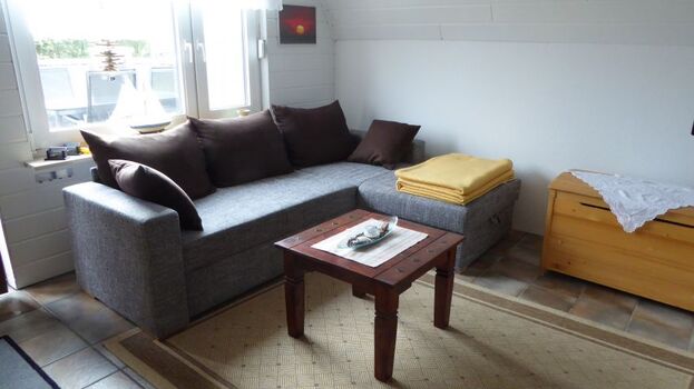 Wohnbereich mit Schlafsofa