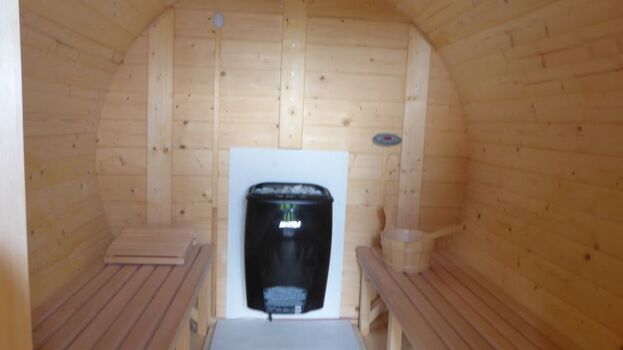 Innenbereich der Sauna