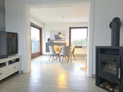 Kaminofen im Wohnbereich