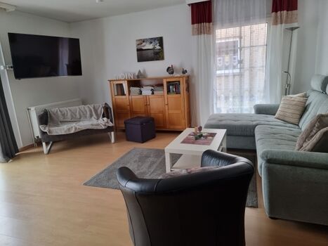 Wohnzimmer mit Hundesofa