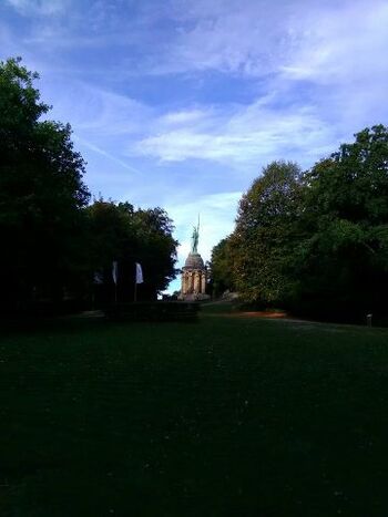 Blick auf's Hermannsdenkmal