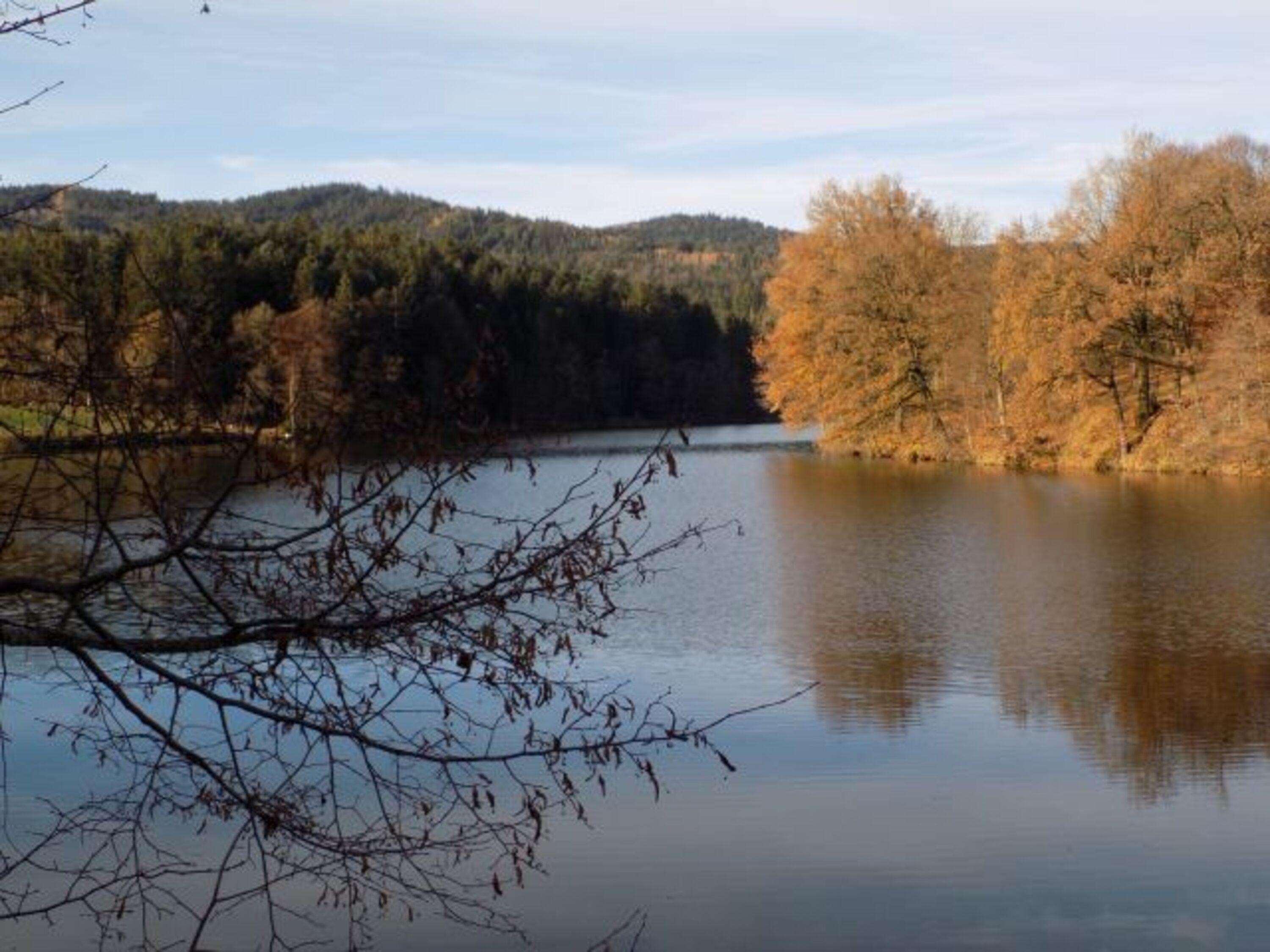 Freudensee fußläufig erreichbar, mit Badesteg und Liegewiese